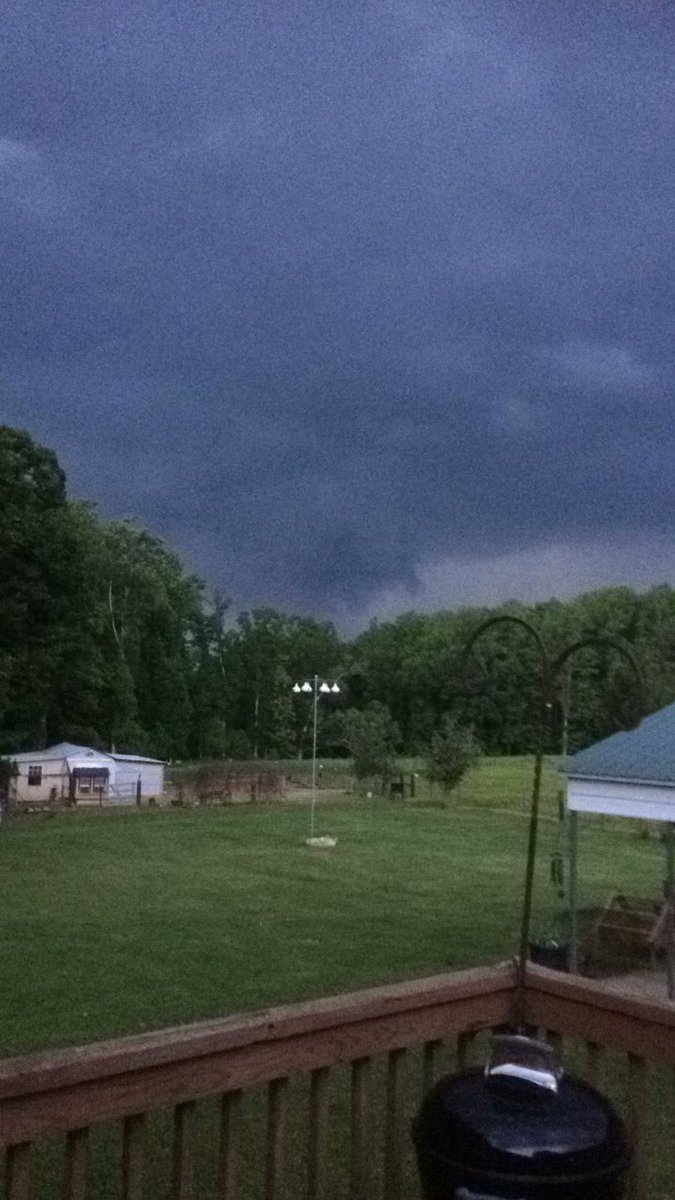 AlbrightDianne's tweet photo. @WFMY Off our deck on Spearman Rd. Rockingham Co.  #News2Weather https://t.co/FhgDqLCuFR