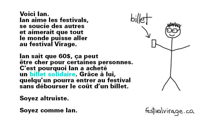 Soyez comme <a href="/igailer/">Ian Gailer</a>, soyez altruiste!
Billets solidaires → lepointdevente.com/billets/virage3
#solidarite #philanthropie