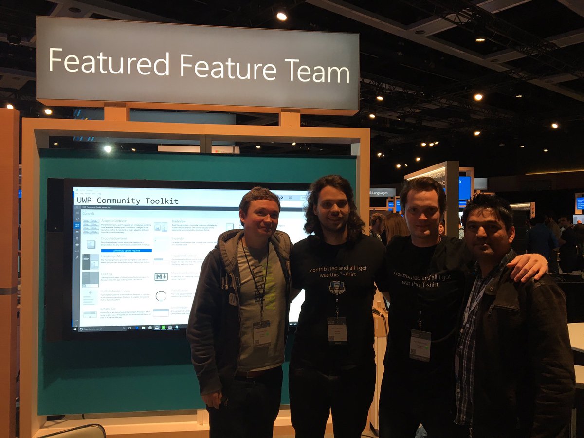 petriw's tweet image. You&apos;ve seen it in the keynote, the sessions &amp;amp; real life solutions. Come learn about the #UWPcommunitytoolkit and how to contribute #msbuild