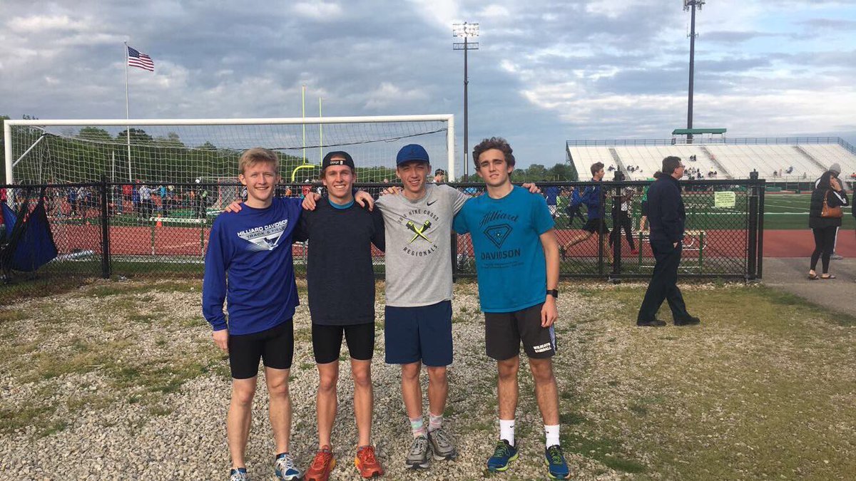 Starting off OCCs with a Victory in the 4x800. Team of Sauvey, LeClair, Cook, and Tighe ran a season best 8:04.76 <a href="/HDDistance/">Davidson Distance</a>