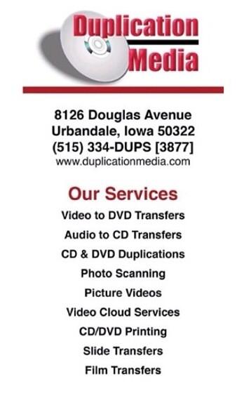 dupsmedia's tweet image. What can @dupsmedia do for you?

#cdduplications #dvdduplications #videotodvd #audiotocd #film #slides #marketing #smallbusiness