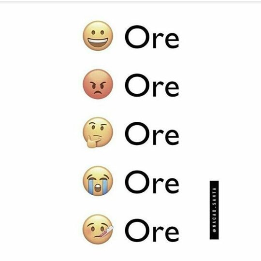 Em todo tempo ore🙇🙏