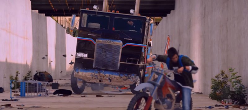 Kotaku's tweet photo. Half of Terminator 2 recreated in Grand Theft Auto V https://t.co/cVD3DLmrlj https://t.co/6hK6gd0JTO