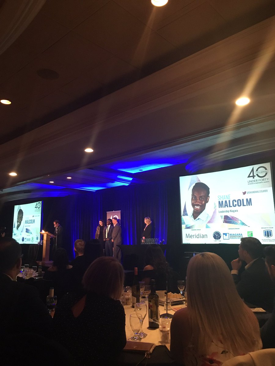 notl419's tweet photo. Congratulations to @shanemalcolm89 Of @Lead_Niagara - it was great working at you when you were at @TheNCSAC • #40u40niag #NiagaraProud https://t.co/0wW5pK2pZj