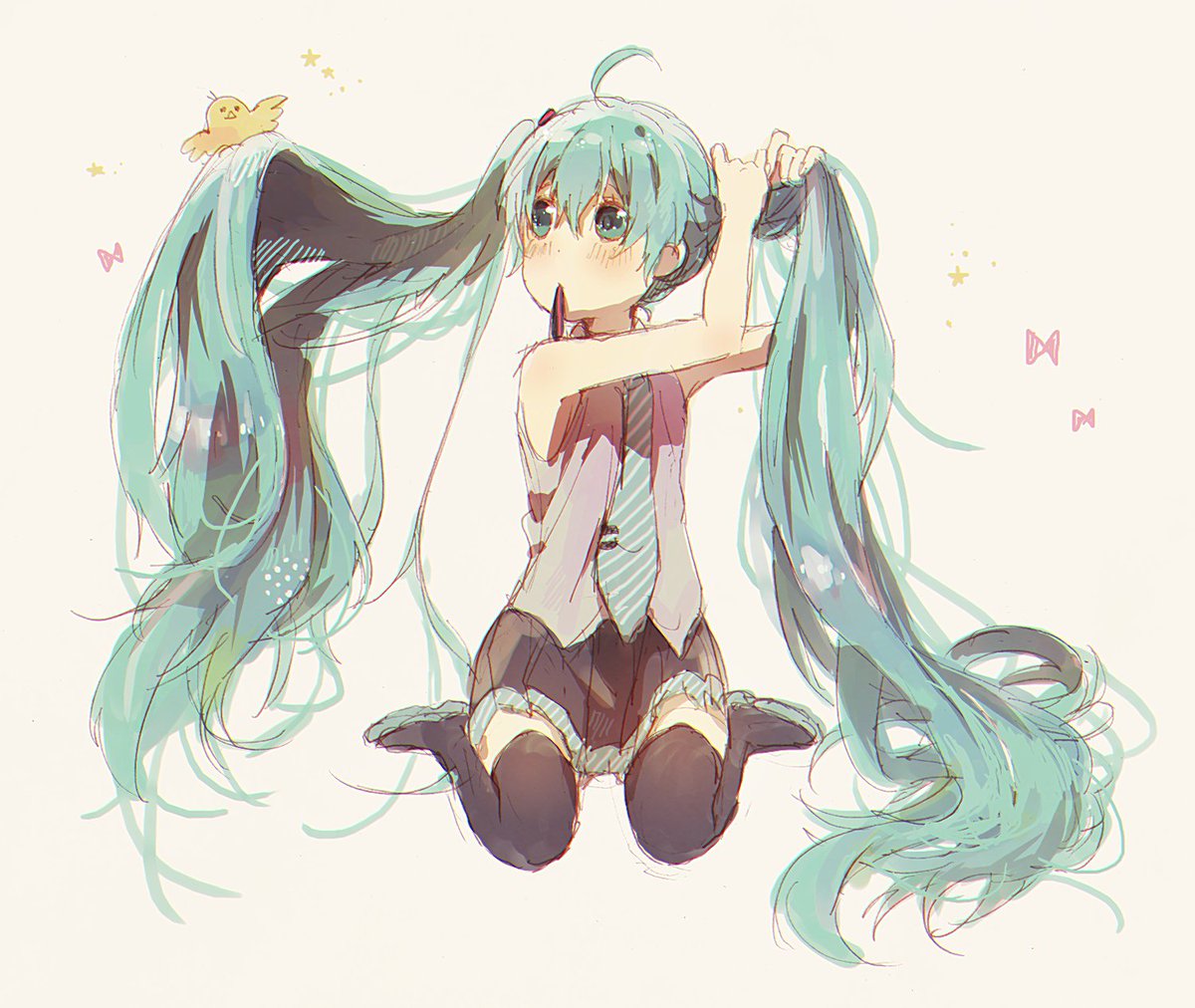 今週のイラスト 第49号 ボカロ文明の曙