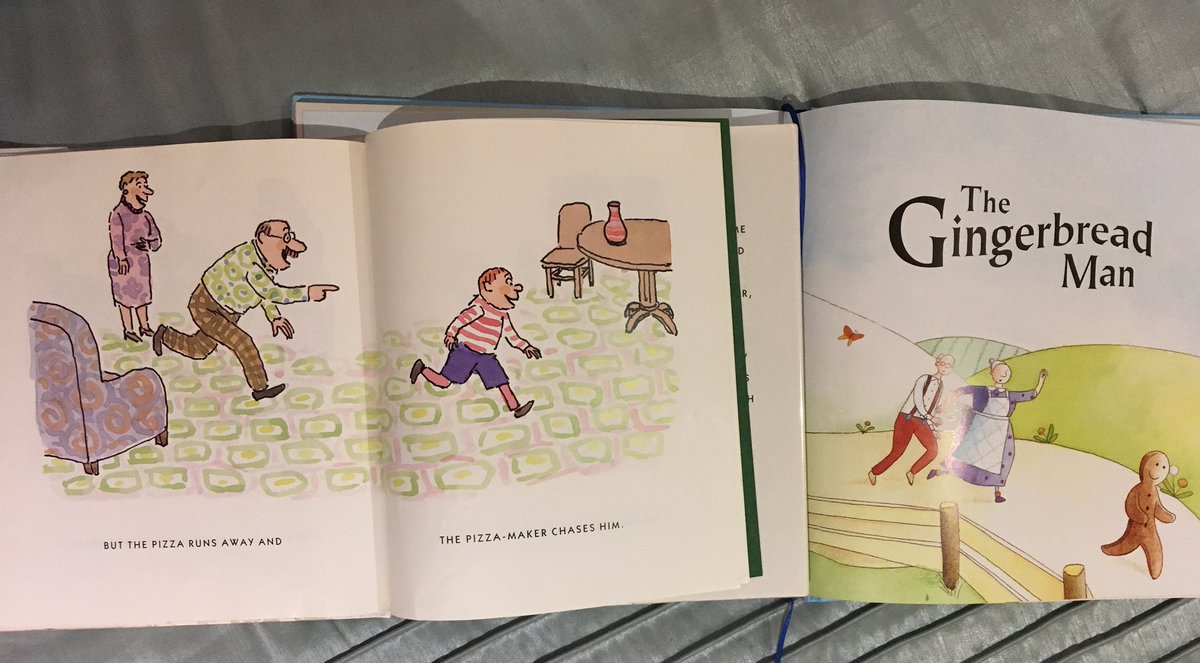 loveofliteracy1's tweet photo. Re-reading Pete's a Pizza when my 6 y.o. yells out, "Wait- that reminds me of..." and pulls out the Gingerbread Man #TextToTextConnection https://t.co/GN53AHOHGY