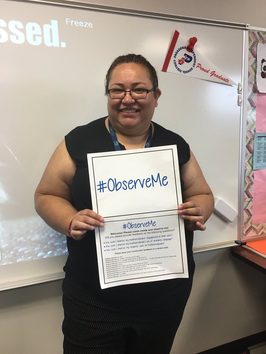 JmochoaOchoa's tweet photo. Thank you Hancock teachers for taking on the challenge!! #PISDmathchat #observeme https://t.co/9TdUK54NNT