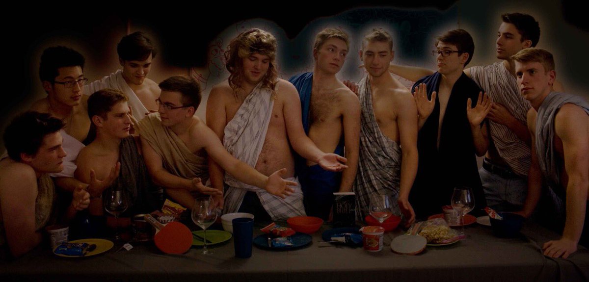 DrakeMeaney's tweet image. "When the hour came, Jesus and his apostles reclined at the table" 
-Luke 22:14