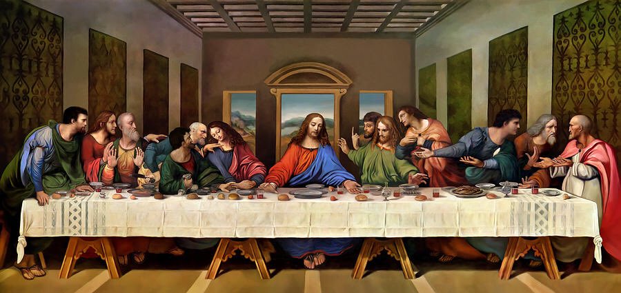 DrakeMeaney's tweet image. "When the hour came, Jesus and his apostles reclined at the table" 
-Luke 22:14