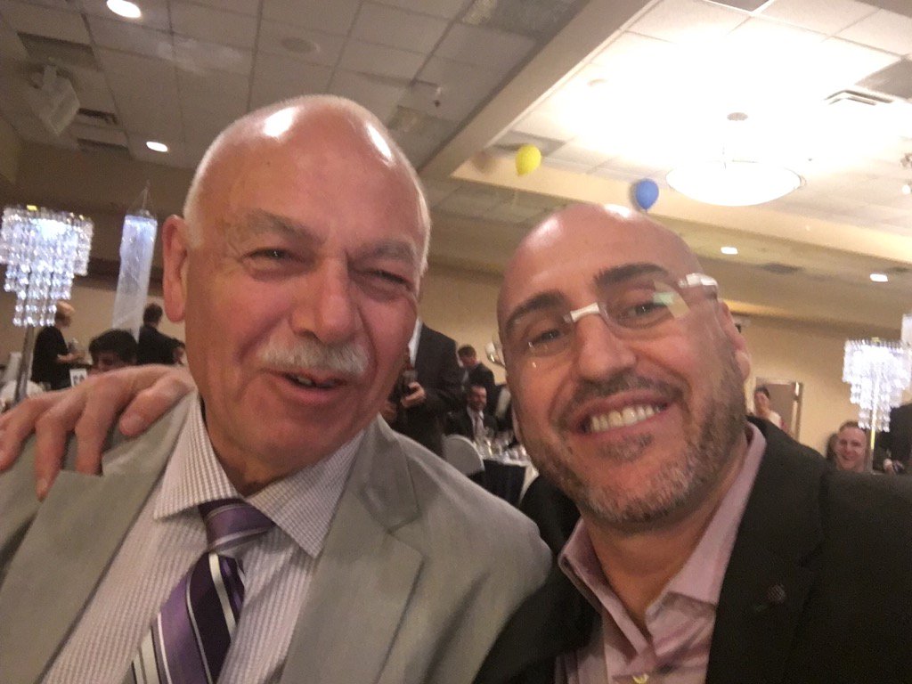 JDzikowicz's tweet image. Hanging out with the legendary and timeless Coach Buccini at the Dakota fundraising gala. #dcigala
