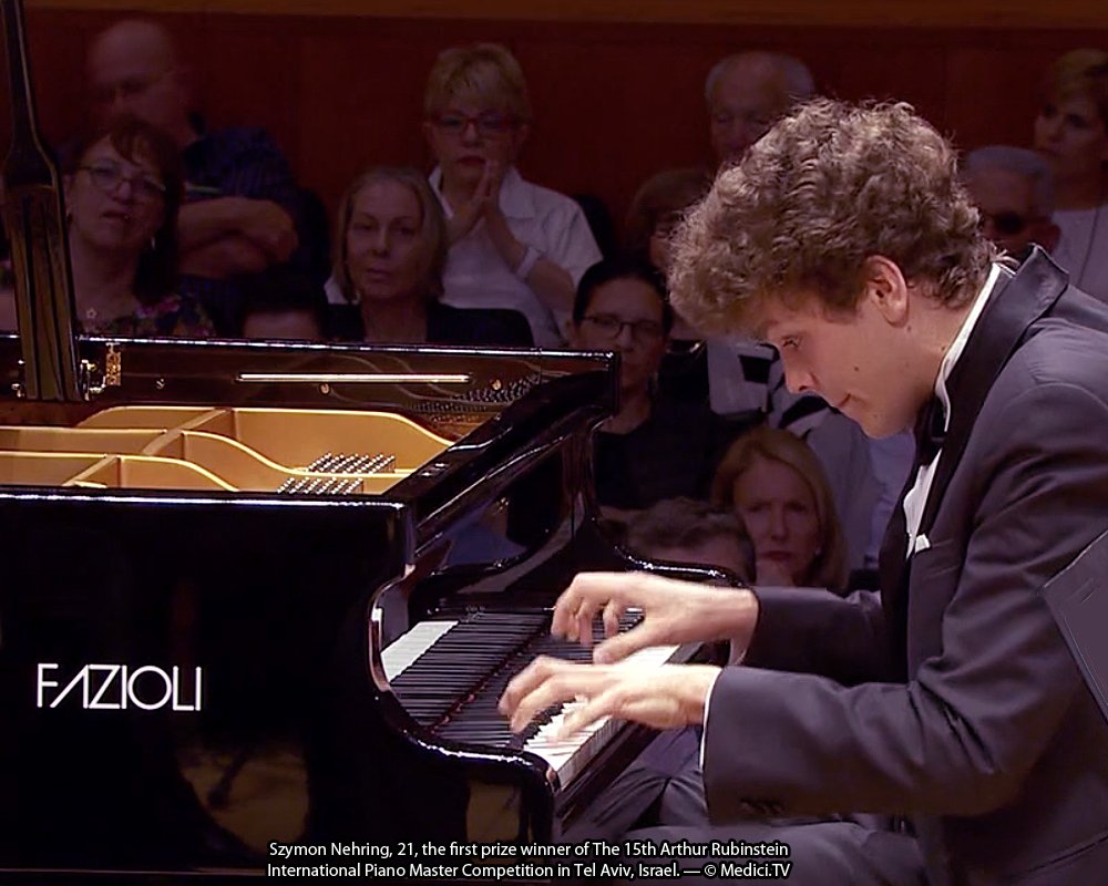 Szymon Nehring is the winner of the 15th Arthur Rubinstein International  Piano Master Competition – Szymon Nehring