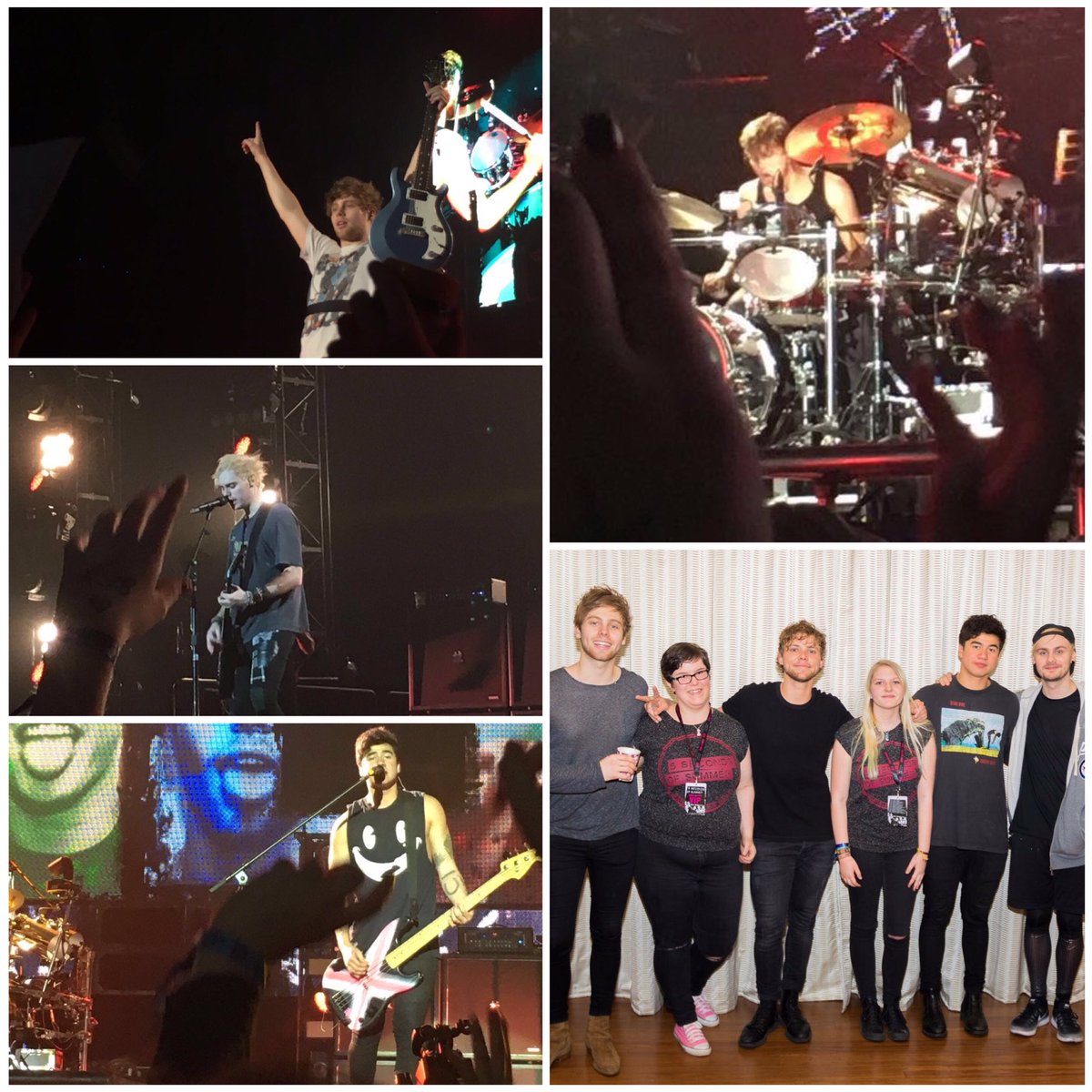 _xjxlxax_'s tweet photo. I can't believe that #SLFLVIENNA was a year ago 😓 i miss this idiots ❤ #SoundsGoodFeelsGood #SLFLTour #5SOS https://t.co/ediPVXx4Ee