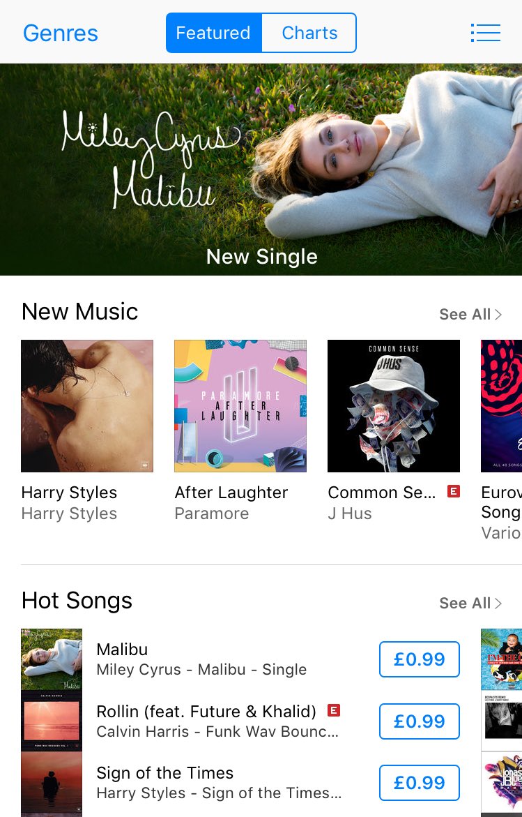 #Malibu is No.6 in the UK charts and the No.1 hottest song!