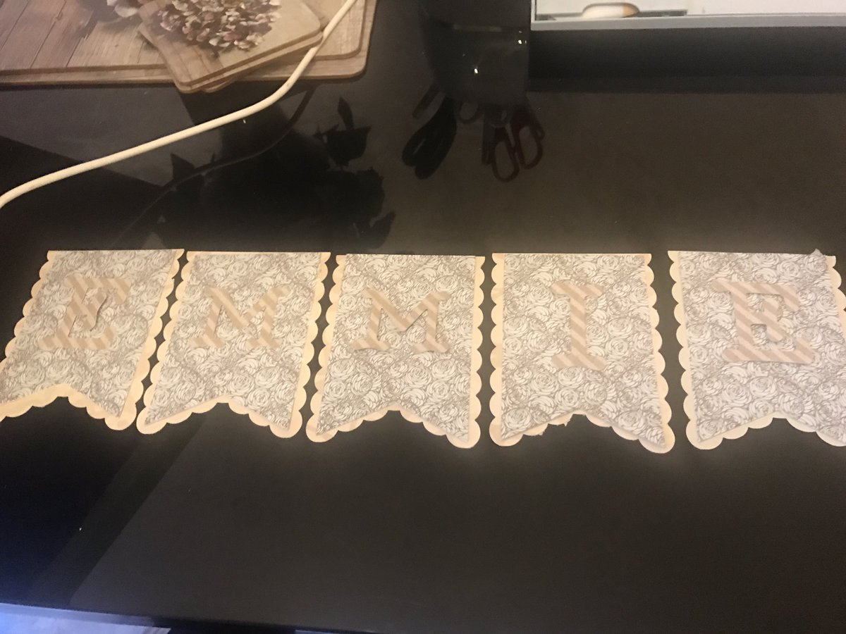 SmoothOperatio3's tweet image. Lots of personalised Bunting orders coming! Message with colour theme and name £5.00 per banner upto 5 letters 50p per additional letter