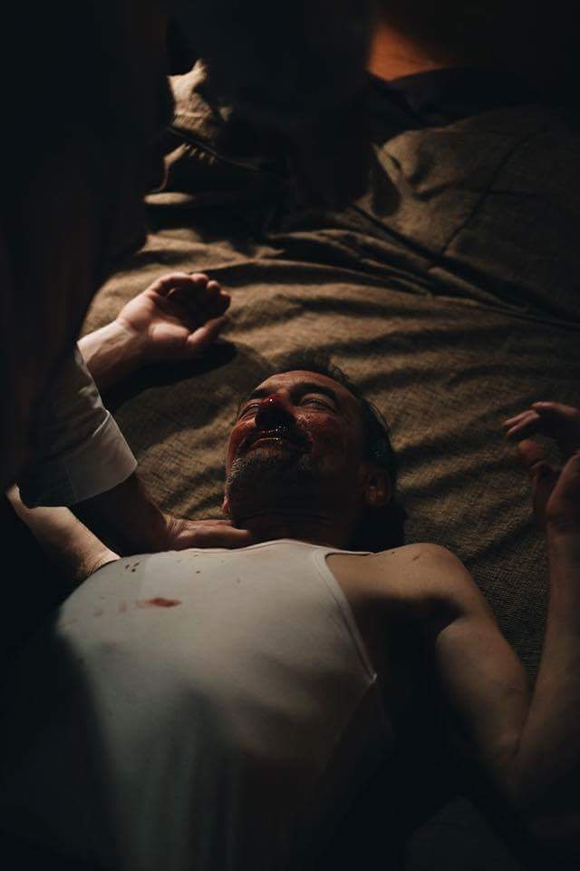 DagoCassandra's tweet photo. On the set of #doubleplusungood! #fight #blood #BehindtheScenes #photography #Filmmaking https://t.co/xFQkzV5Ikj