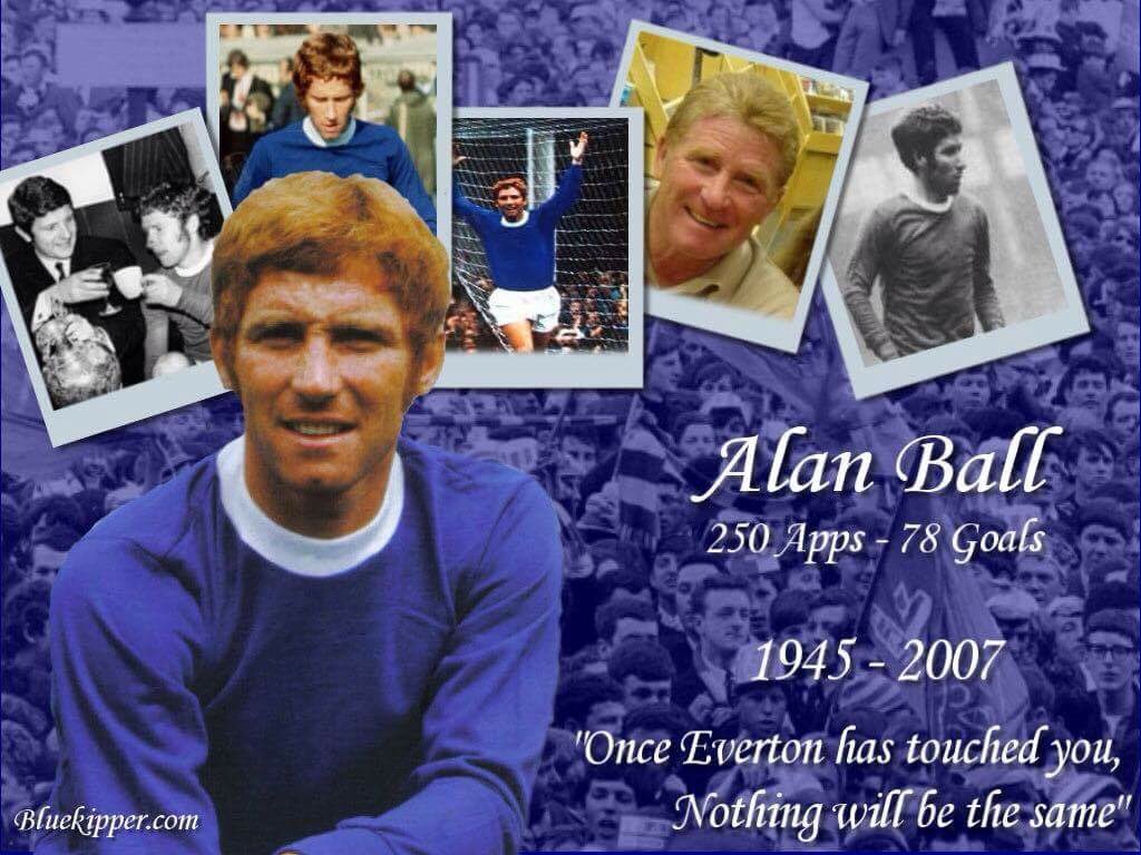 Happy birthday to a proper blue legend Little curly Alan Ball so missed the great man 