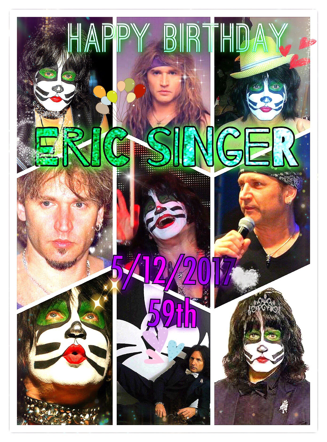 Happy Happy birthday to our great drummer Eric Singer!!        Singer 