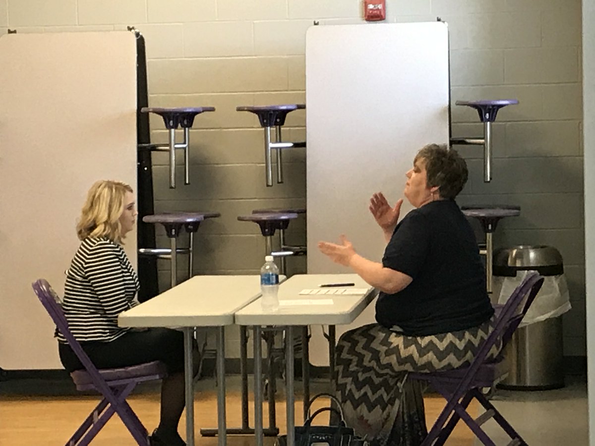 SweetwaterTXedc's tweet photo. #SEED sponsored #SeniorInterviews at #RoscoeISD along w/ #HighlandISD. #volunteers #ecodev #futureworkforce Awesome job #LarissaPlace! https://t.co/U1Sxcdp6IR