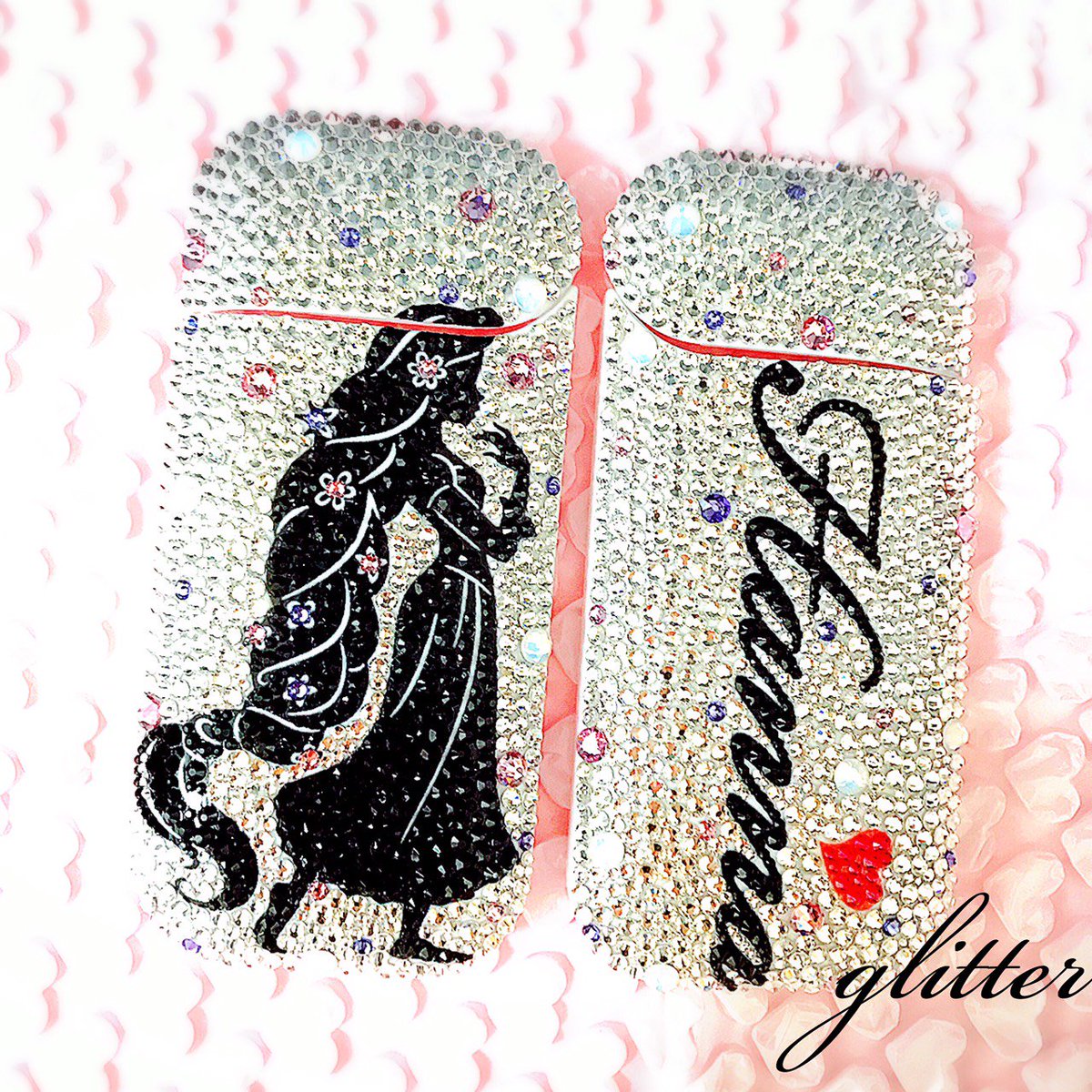 Glitter Deco 姉妹店 على تويتر Iqosフルケース スワロフスキー Iqos アイコス 電子タバコ フルケース ハードケース ポリカーボネート カバー スワロフスキー ストーン Swarovski キャラクター プリンセス シルエット 名前 Name オーダー