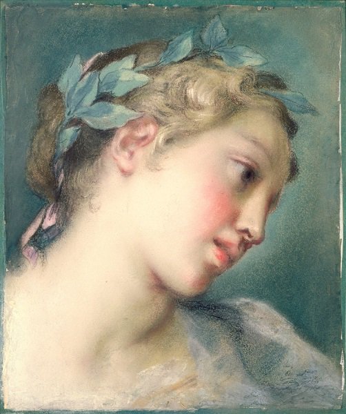 Amyperuana's tweet photo. A Muse, Rosalba Carriera  @geminicat7 @69quietgirl @Biagio960 @yebosfaye @ritamay1 @virginiadominio #painting #twitart #ArtLovers #ArteYArt https://t.co/Q8m3I0voF0