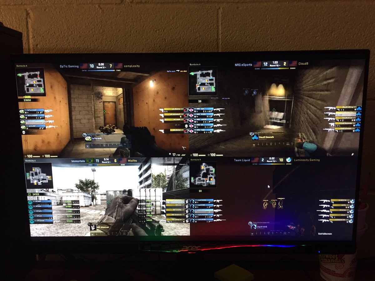 I really like this.!! If only we could watch all of one team like this. Like OpTic COD, CSGO, Halo, and Gears.!! @optich3cz <a href="/ZnipeTV/">ZnipeTV</a>