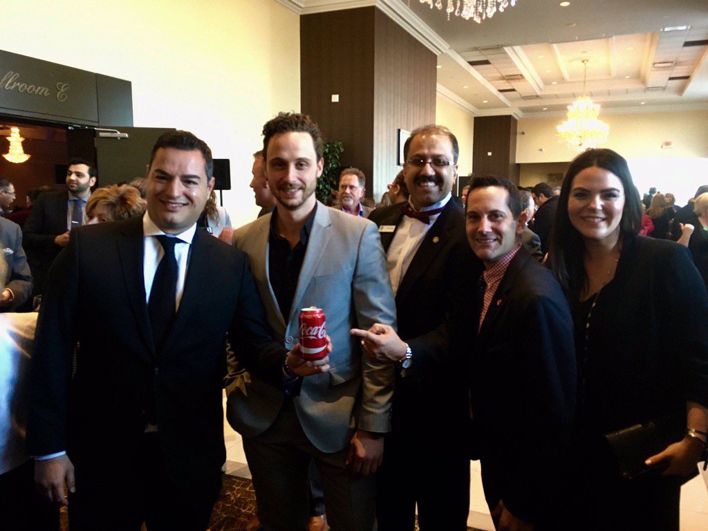 badarshamim's tweet photo. We missed you @RonSoreanu at the @BramptonBOT #BEAs2017 https://t.co/LLop98LD6L