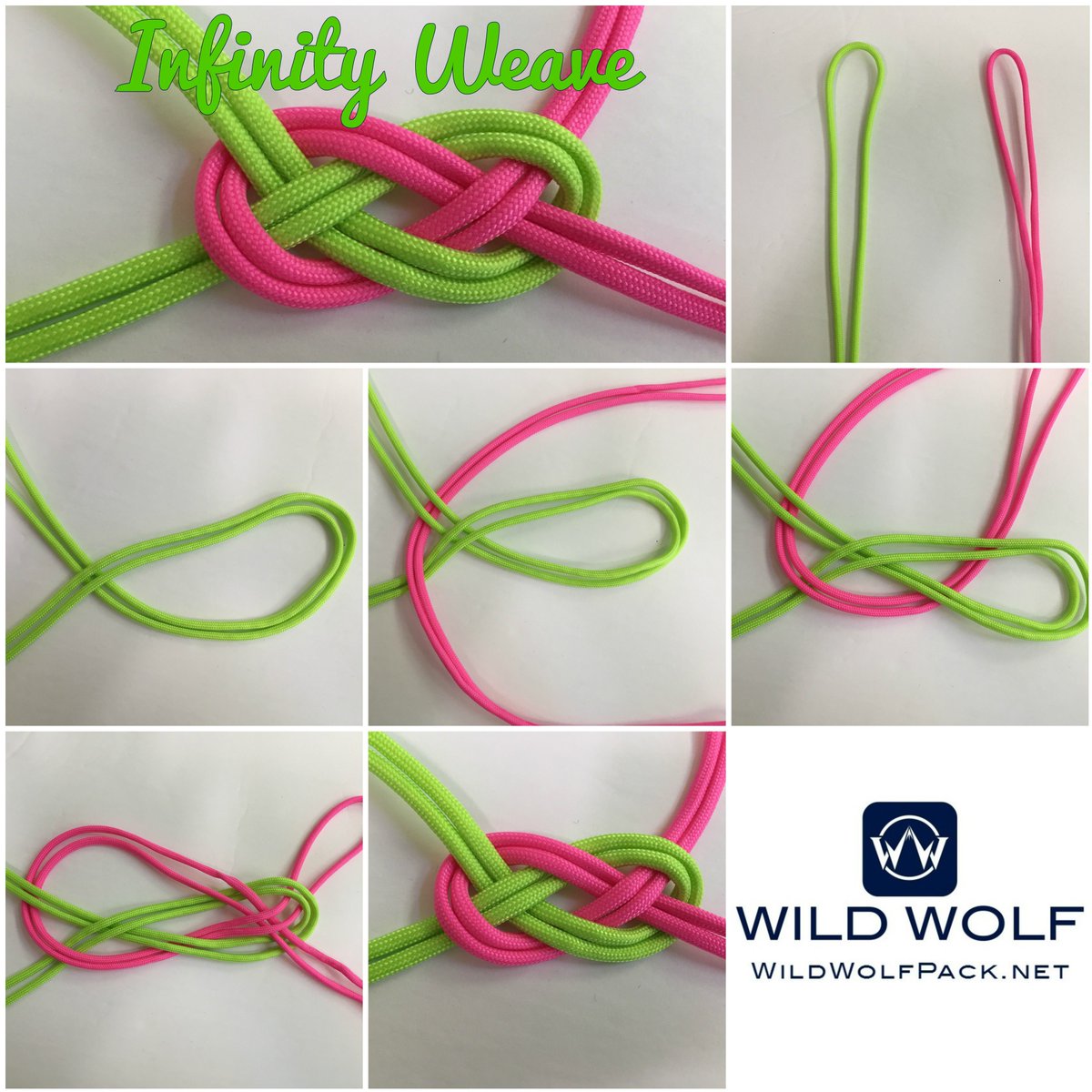 Paracord Infinity Knot - How to Instructions https://t.co/s6eyud2SFB  #paracordknot #paracordprojects #paracordnecklace #wildwolfparacord, image size:1200x1200