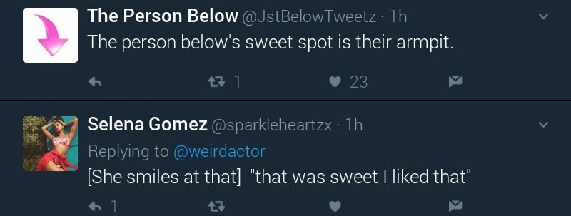 weirdactor's tweet image. "Is that true?"