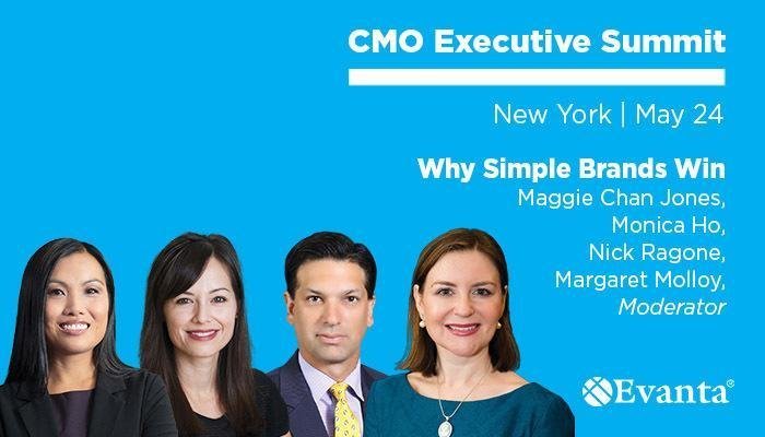 nickragone2's tweet photo. If you're in NYC on May 24th stop by the CMO Executive Summit to hear a panel discussion on brand simplicity with @MargaretMolloy moderating https://t.co/zuYaYtC4KB