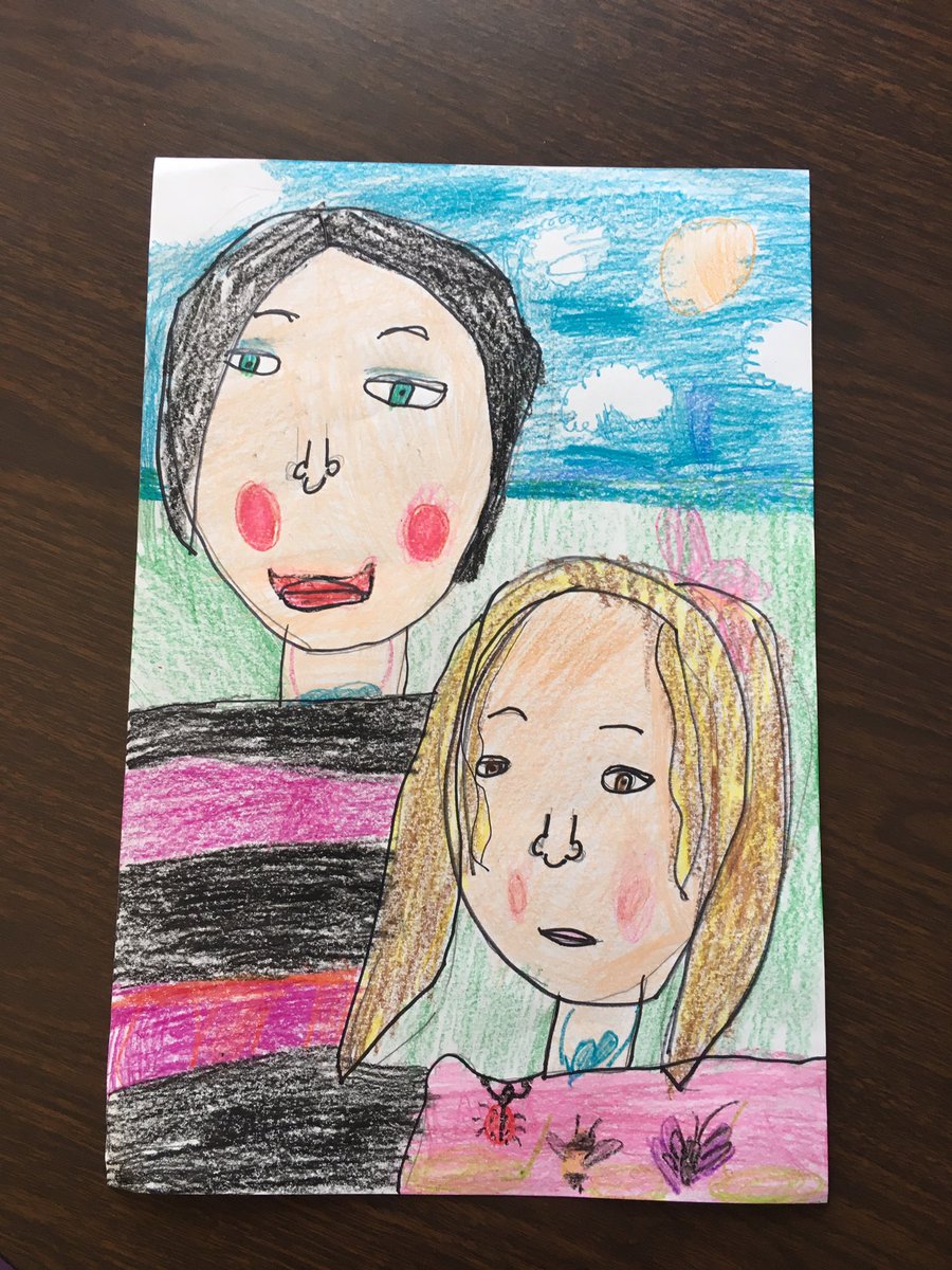 MustangMoments's tweet photo. Mother's Day portraits from Mrs. Smiths' first grade. A testament to our teacher and our Art program. https://t.co/QFSq0BStNf
