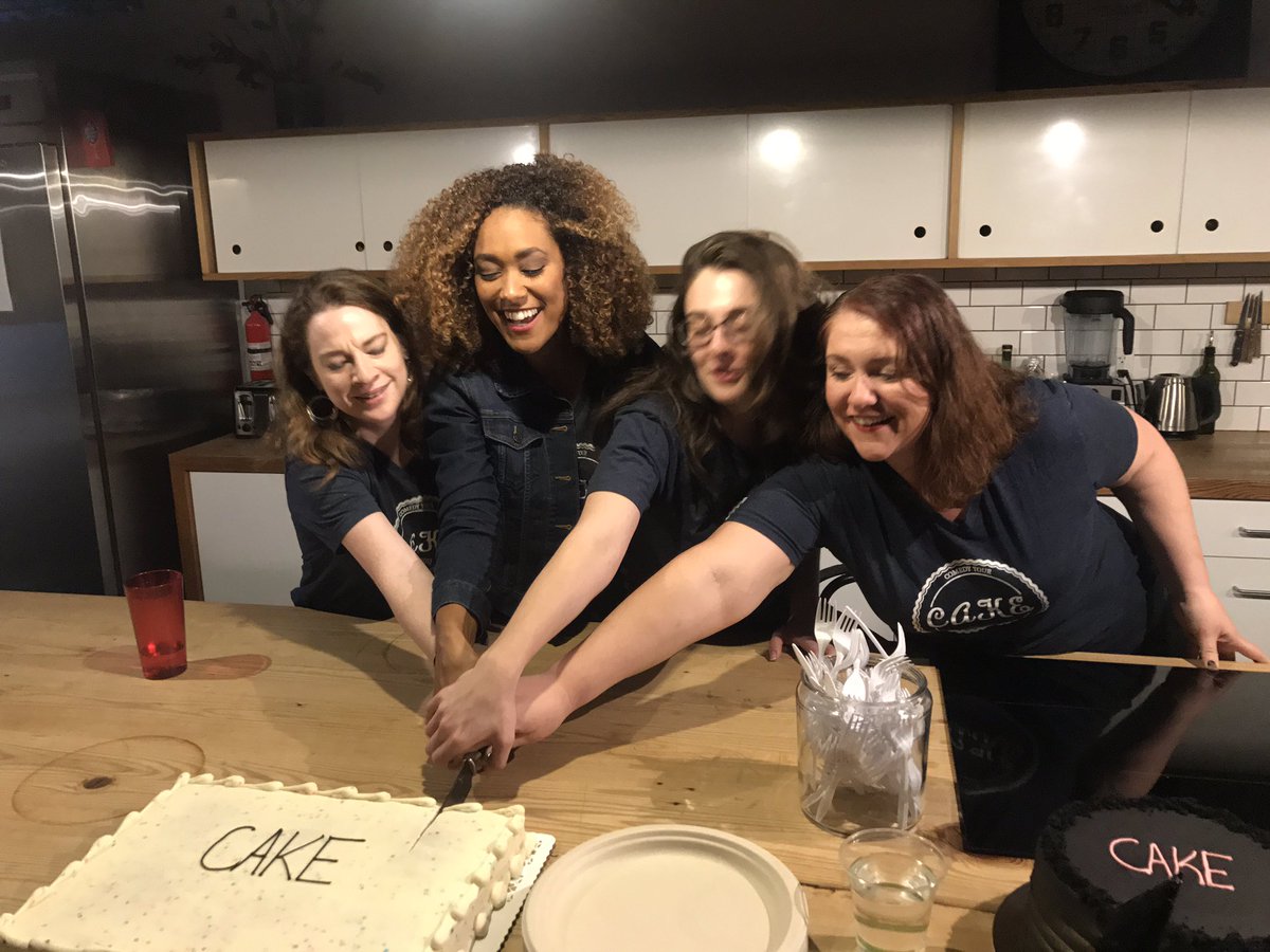cakecomedy's tweet photo. Thanks @kickstarter @SharkPartyMedia and NYC for making our final show great! What a fun tour. #cakecomedythanks https://t.co/jP3vBnMYnU