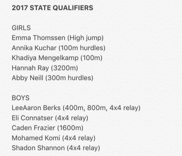 LNETandF's tweet photo. 2017 #BurkeBound Rocket Runners! Come support us at state @ Omaha Burke May 19th and 20th! ππ
π https://t.co/cnF60KCDdf