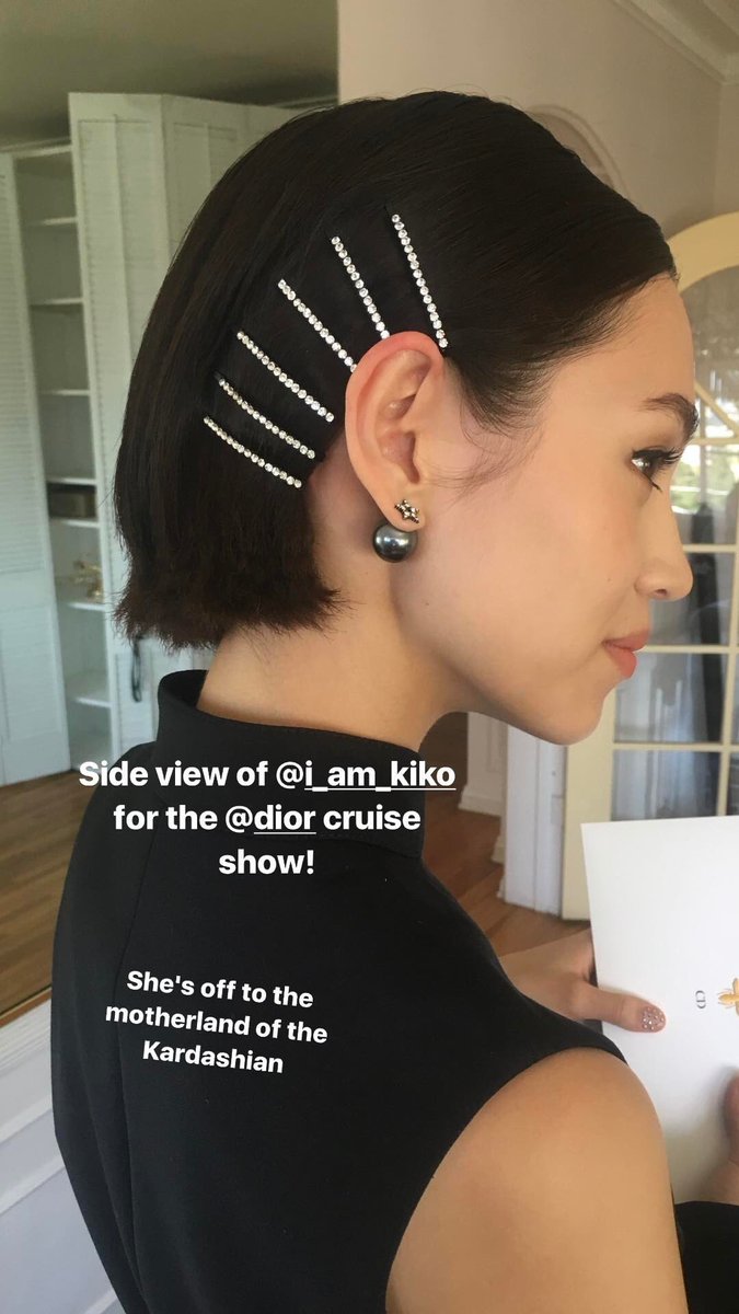 Team Kiko Mizuhara On Twitter Kiko S Look Hair By Edie Cook