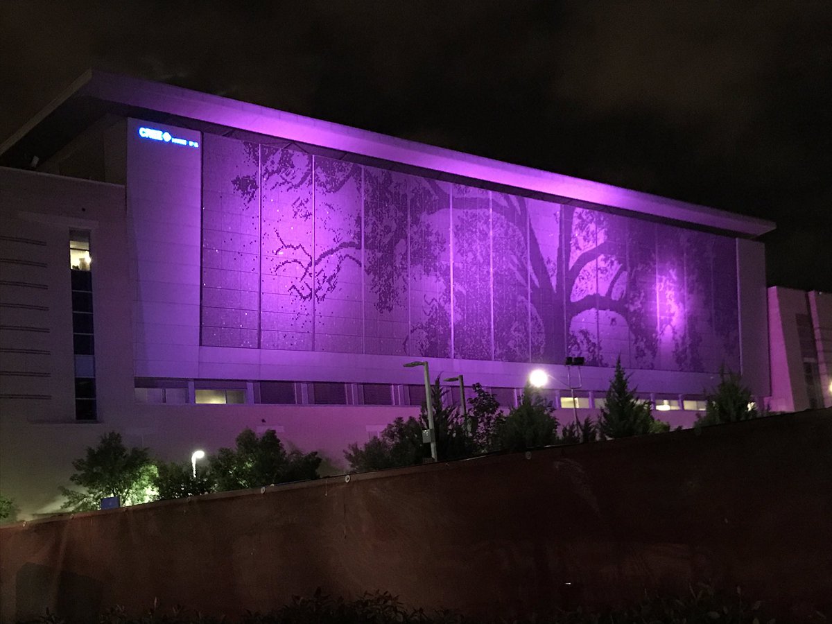 In case you don't know, this is what the back of the Raleigh Convention Center looks like at night! #NGS2017Gen #genealogy #familyhistory