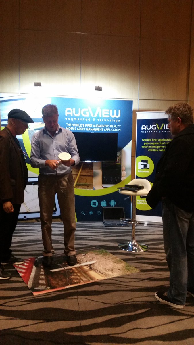 MagnifyWorld's tweet photo. Magnify Expo Highlights: NZ based company @Augview showcasing their world's first #AR geo mobile asset management app 😊 #MagnifyNZ #twnz17 https://t.co/90DutIvF2R