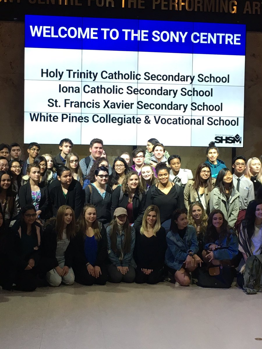 LHeitzner's tweet photo. Arts and Culture SHSM certification day at Sony Centre! #HTCSS #PVNClearns https://t.co/7eiyAonxZG