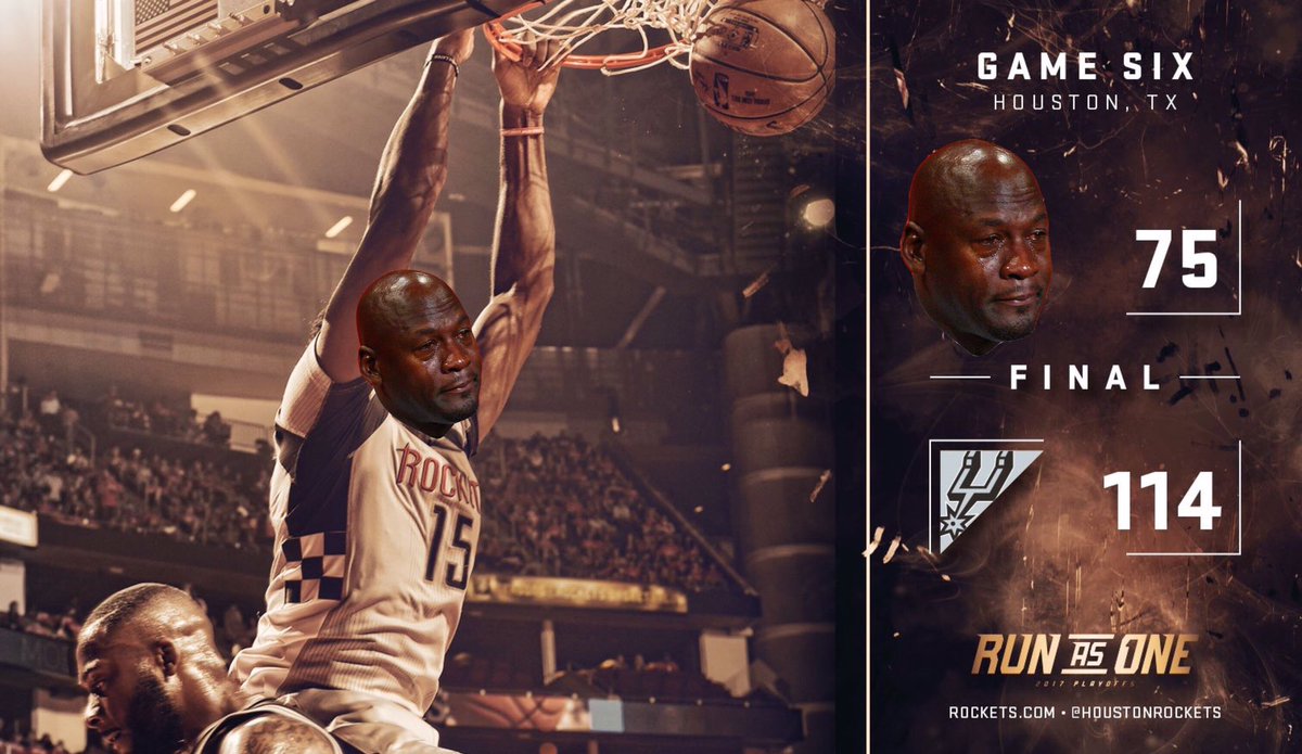 Crying_Jordan's tweet photo. The Houston Rockets #nba #HoustonRockets #NBAPlayoffs2017 https://t.co/LoemyysLP7