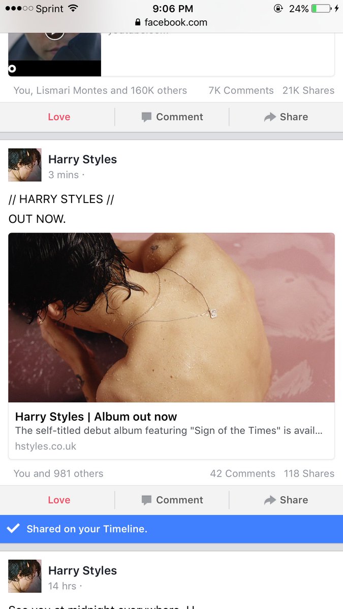 xMagicalJacksx's tweet photo. @Harry_Styles I love you so much. It's just amazing. I was speechless. You did a really great job. #HarryStylesAlbum 
All the love, S. x https://t.co/3WKstazwaY
