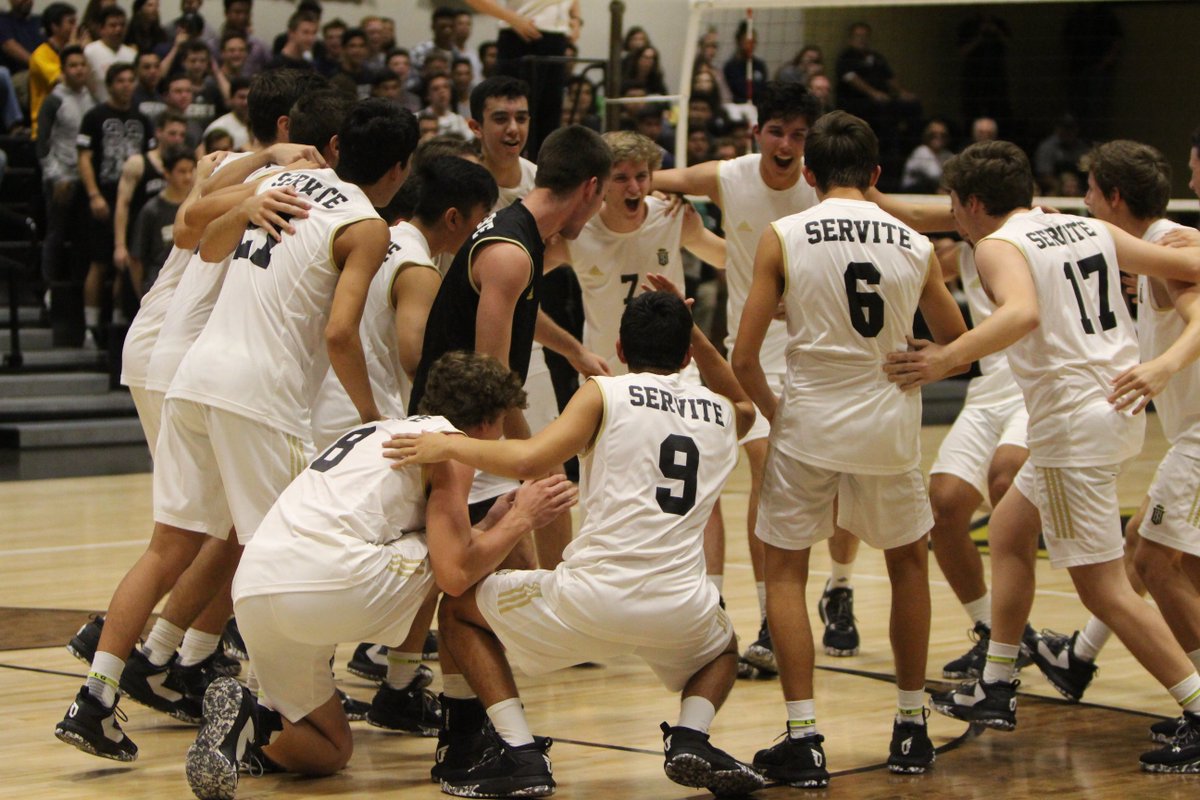 ServiteSports's tweet image. What a way to end the season! Congratulations to Servite Volleyball on an extremely hard-fought match and an incredible season! #Credo