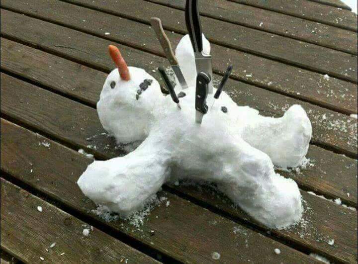 Снег, уходи!