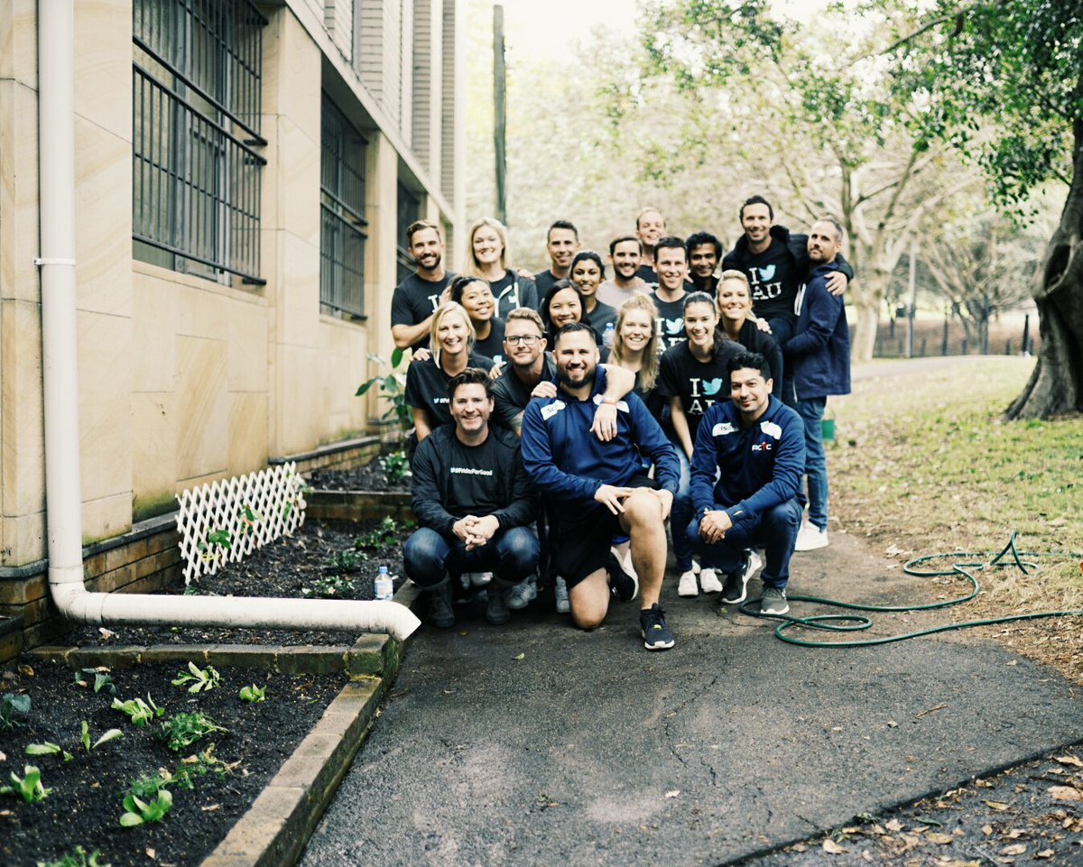 PCYCCityofSyd's tweet photo. Massive thank you to @TwitterAU for the garden upgrade, we hope to see you again soon! #twitterforgood #fridayforgood #empoweringyoungpeople https://t.co/tQA6KFTf2c
