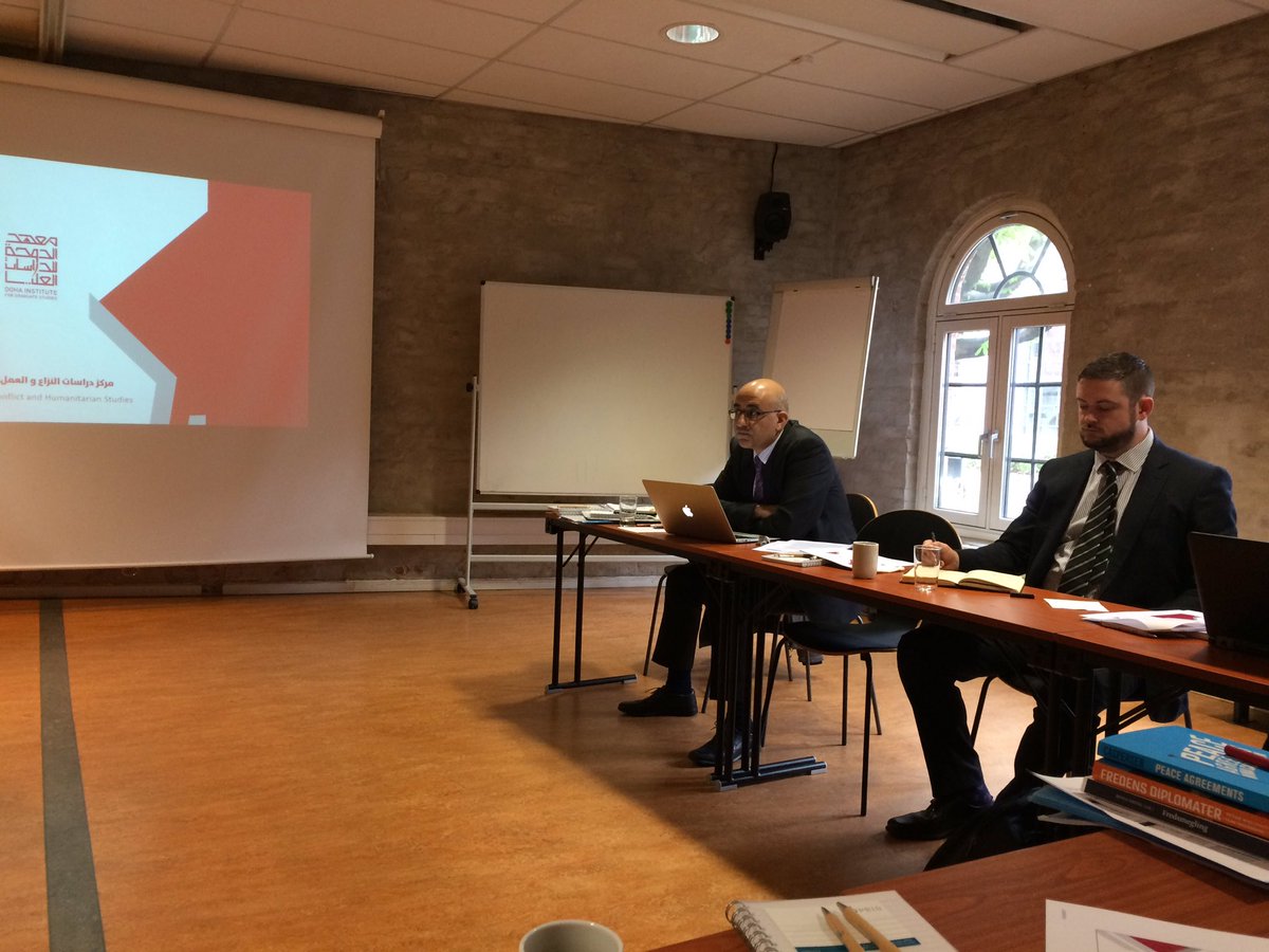 On 11 May @CHS_Doha &amp; @PRIOUpdates held an excellent workshop in Oslo comparing <a href="/NorwayMFA/">Norway MFA</a> &amp; <a href="/MofaQatar_EN/">Ministry of Foreign Affairs - Qatar</a> approaches to conflict mediation.