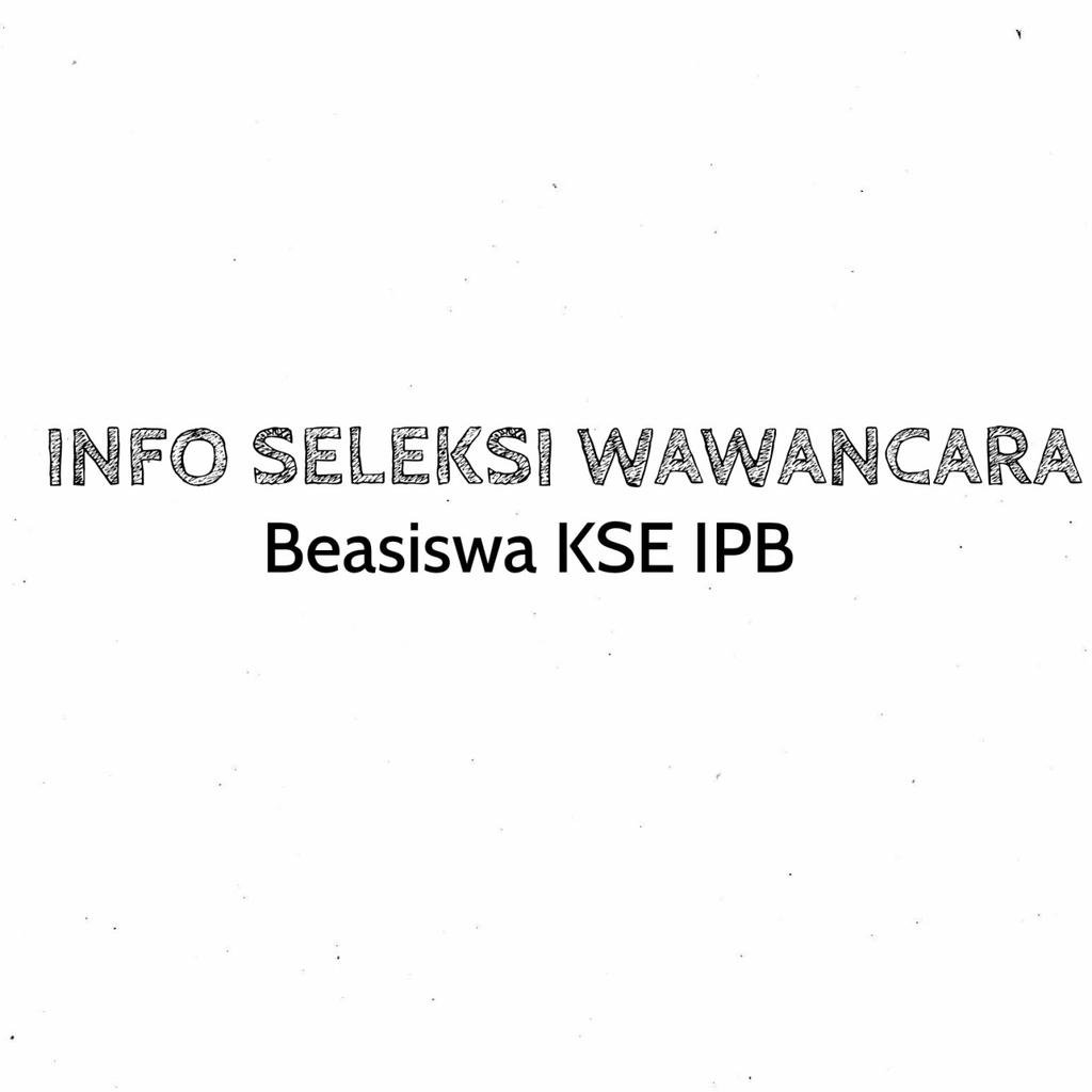 Belum tergabung ke dalam grup line 'Wawancara KSE 2017' harap menghubungi akun line : diskaayunan (Diska Ayunan).