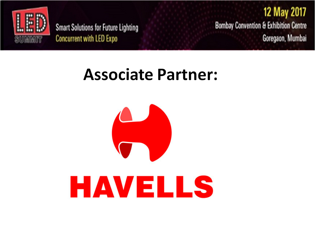 LEDExpoIndia's tweet photo. @HavellsIndia is our proud associate partner for #LEDSummit at #LEDExpoMumbai. https://t.co/1uZgj2ahgI