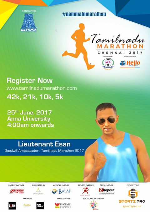 TNMarathon's tweet photo. Tamil Nadu Marathon 2017#TamilNaduMarathon #NammaTNMarathon #SupportOurAthletes #RunForACause #WeRunAsOne #SportzPro #TNAA https://t.co/DuFoSsV9Vf