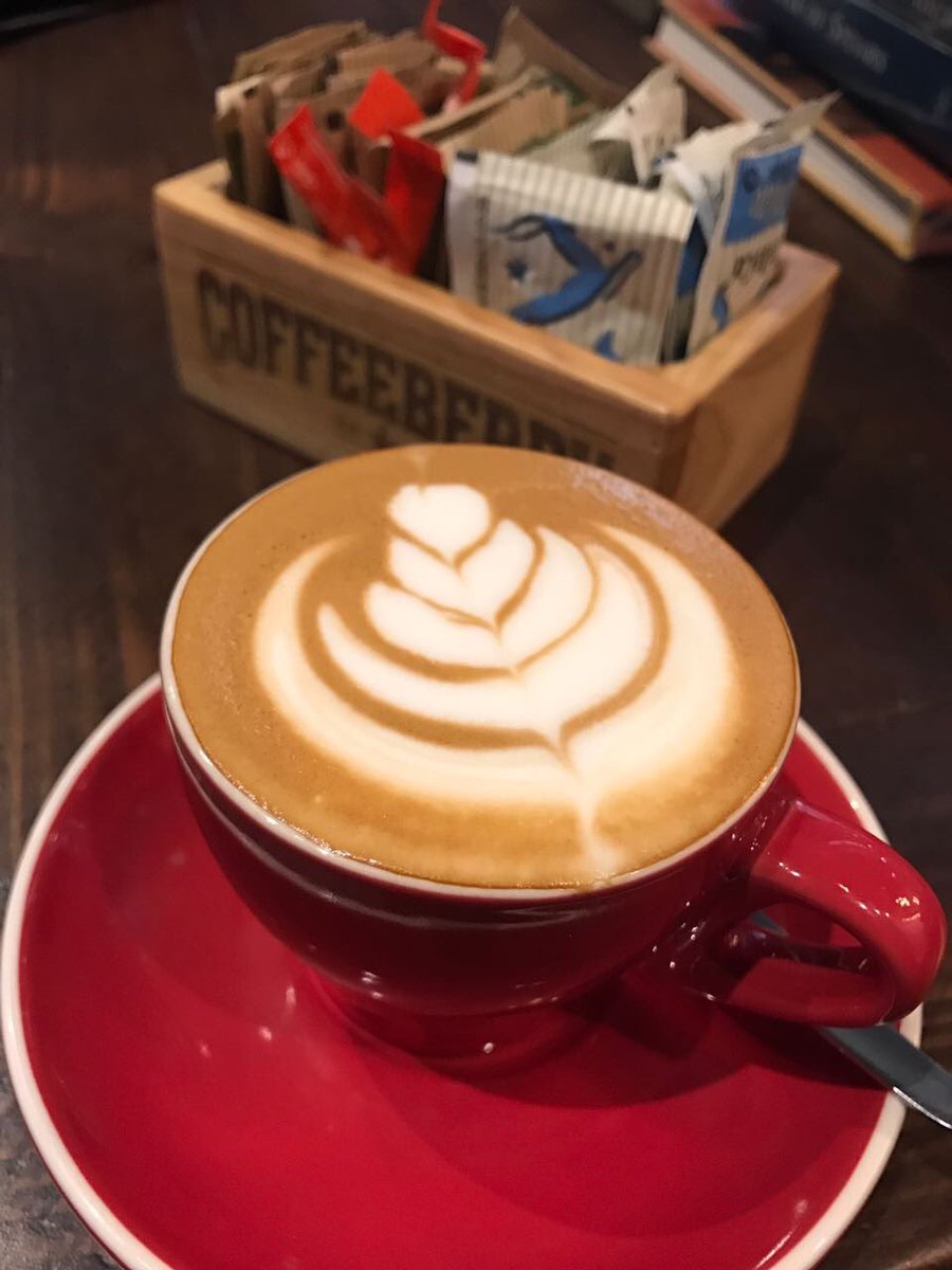 Don't let the cold weather get you down, pop into Coffeeberry and warm up with an award winning cappuccino👌