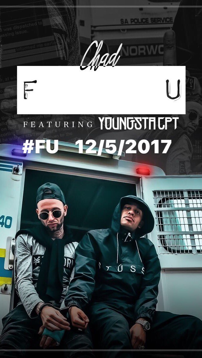 NormaMansoor's tweet photo. Let's start off with a bang ... Here it is &amp; it's free #FU by @ChadDaDon ft @YoungstaCpt 💫https://t.co/wH9LyuYNPn https://t.co/h3Cm1DA1NC