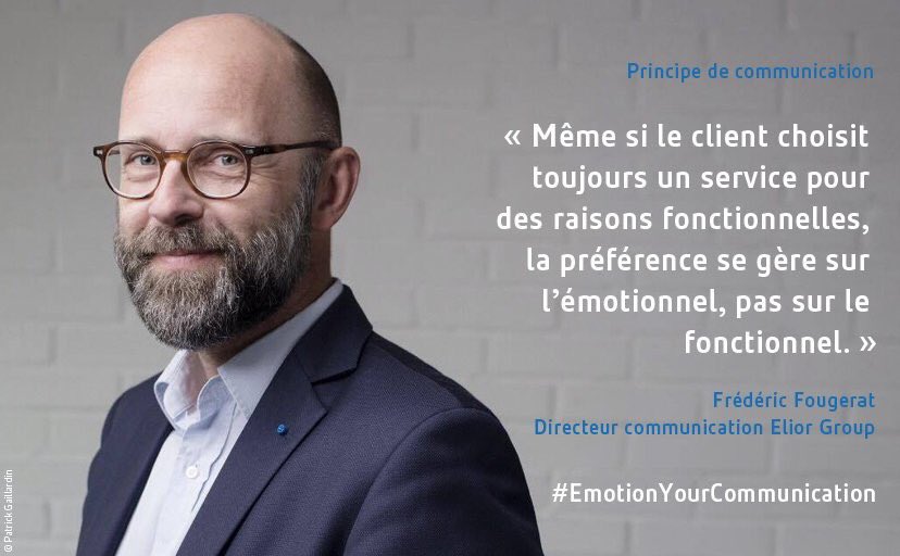 fredfougerat's tweet image. #EmotionYourCommunication reste un principe de #communication essentiel pour le #marketingclient notamment dans les services !