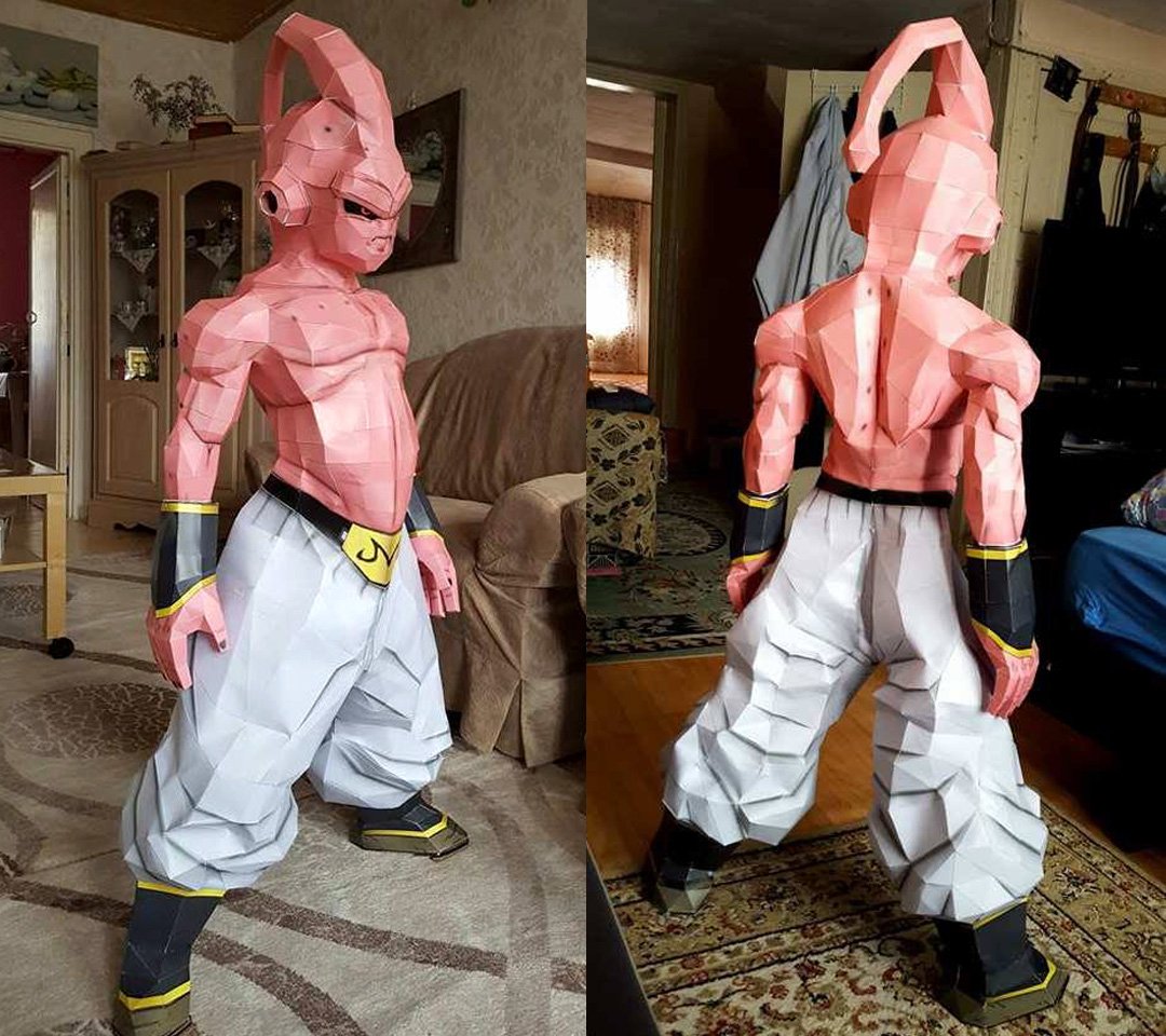 Funimation ANZ on Twitter: "Insane papercraft Kid Buu by CatfishLumi o...