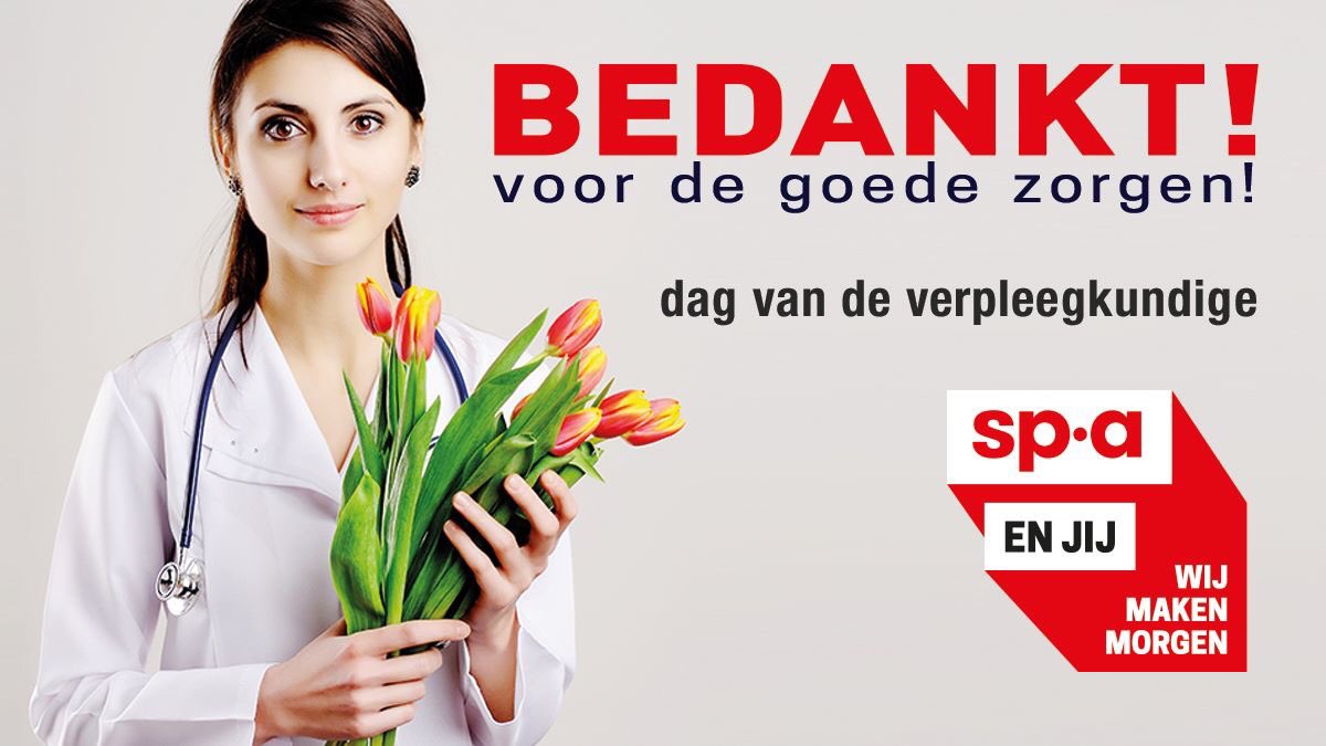 vooruit_nu's tweet image. BEDANKT aan alle verpleegkundigen voor de goede zorgen. @sp_a zet hen vandaag in de bloemetjes. Jij toch ook? #dagvandeverpleging